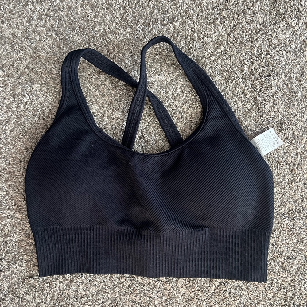 ZYIA black performance bra - size S